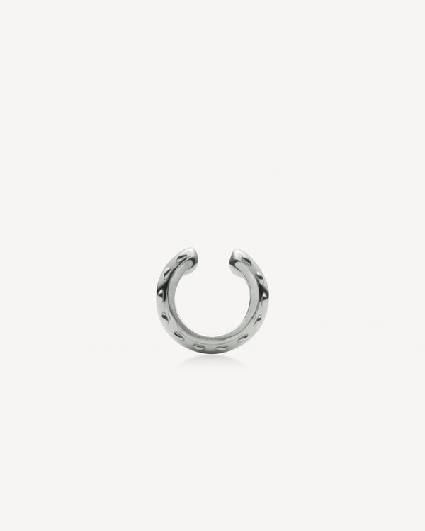 Cord Ear Cuff Mini, Silver