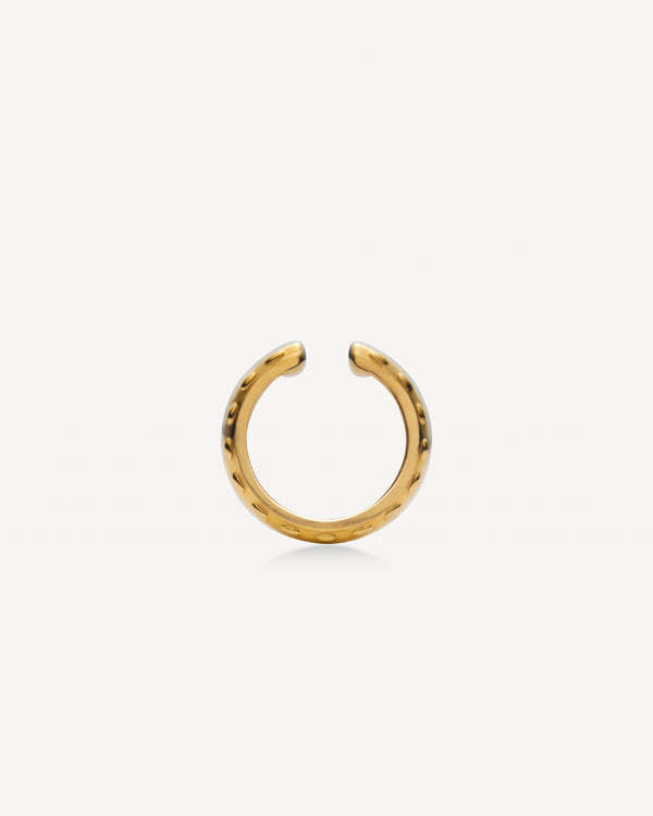 Cord Ear Cuff, Gold