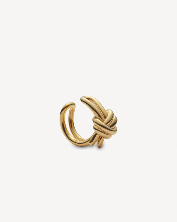 Knot Ear Cuff, Gold