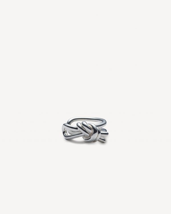 Knot Ear Cuff, Silver