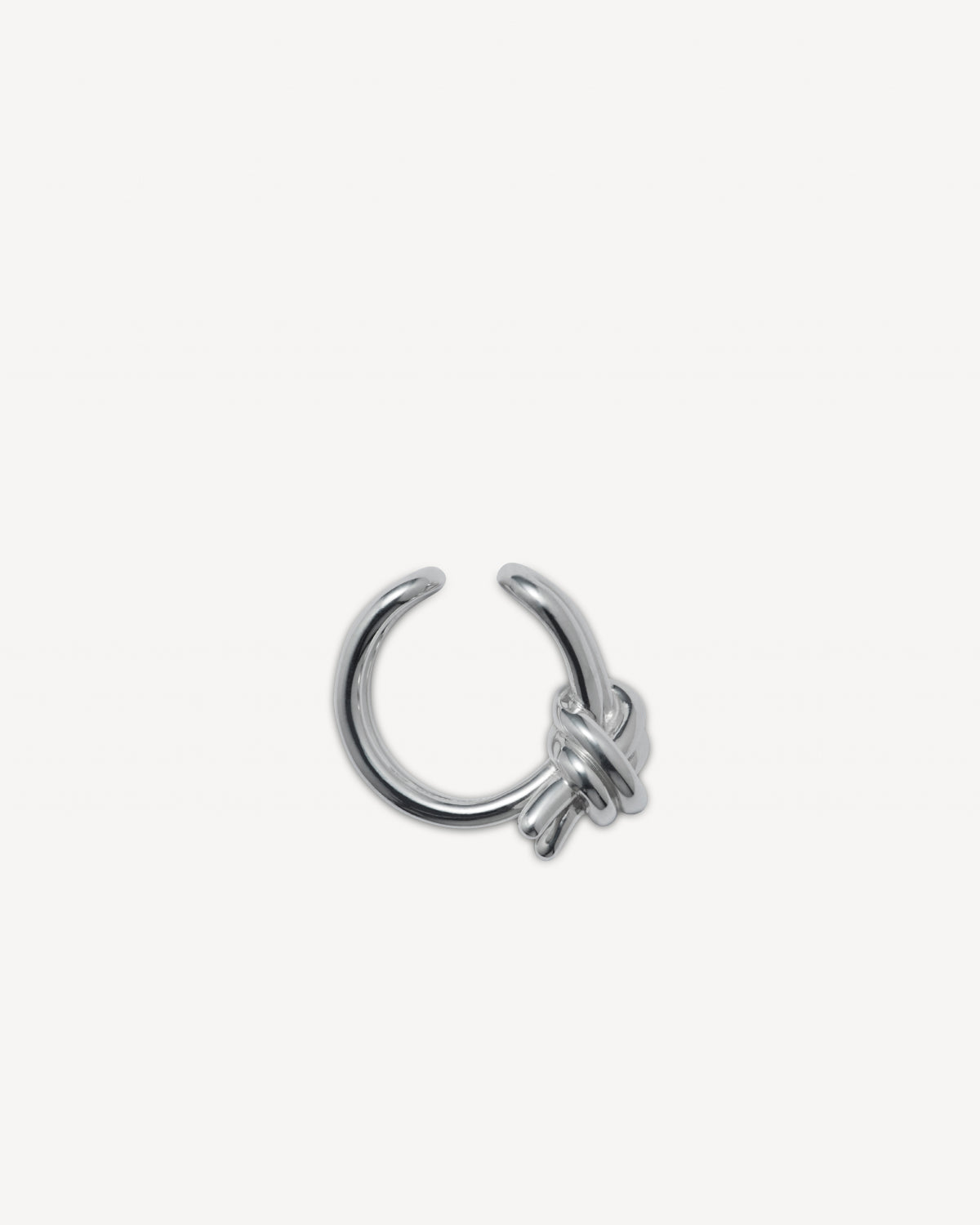 Knot Ear Cuff, Silver