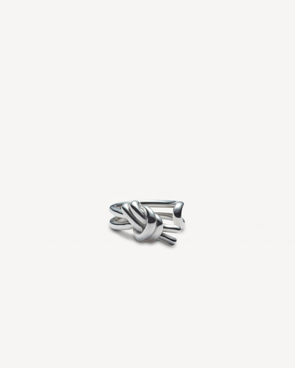 Knot Pinky Ring, Silver