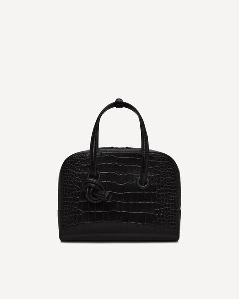 ■MAISON VASIC■ ヴァジック APERO MINI - CROCODILE AperoMini__1000_Black_01cc_gra