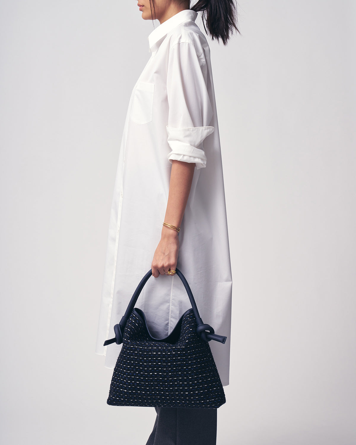 COTY MINI TWEED, ブラック