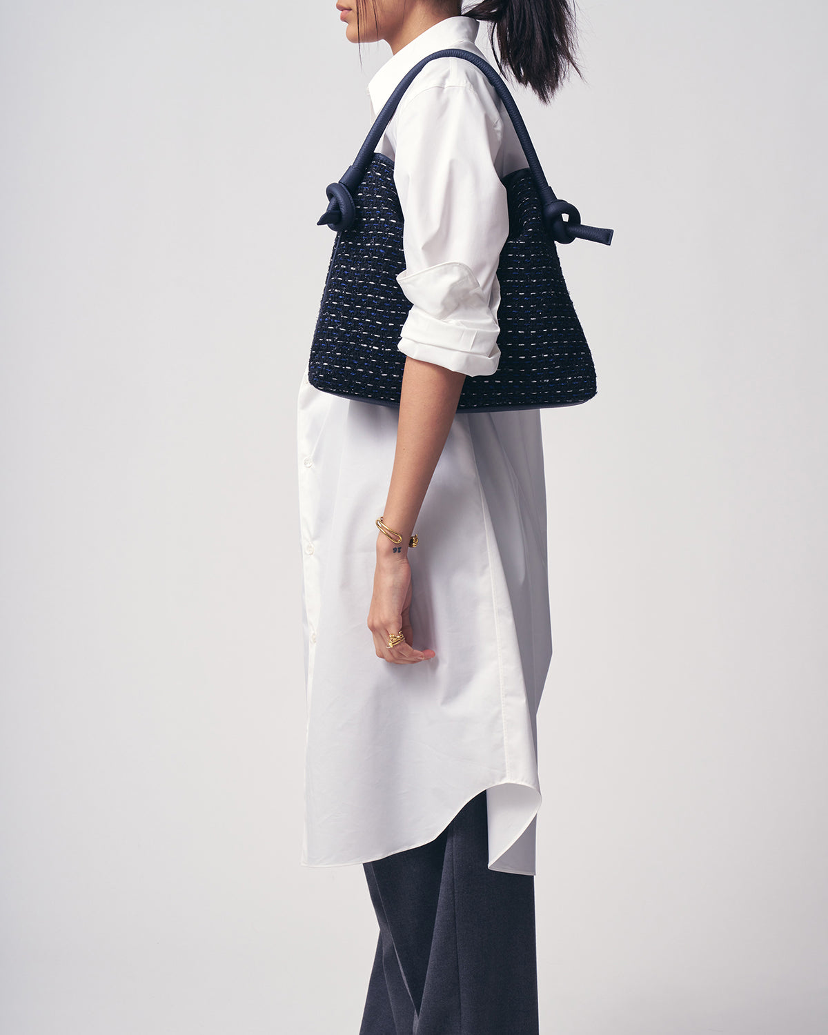 COTY MINI TWEED, ブラック