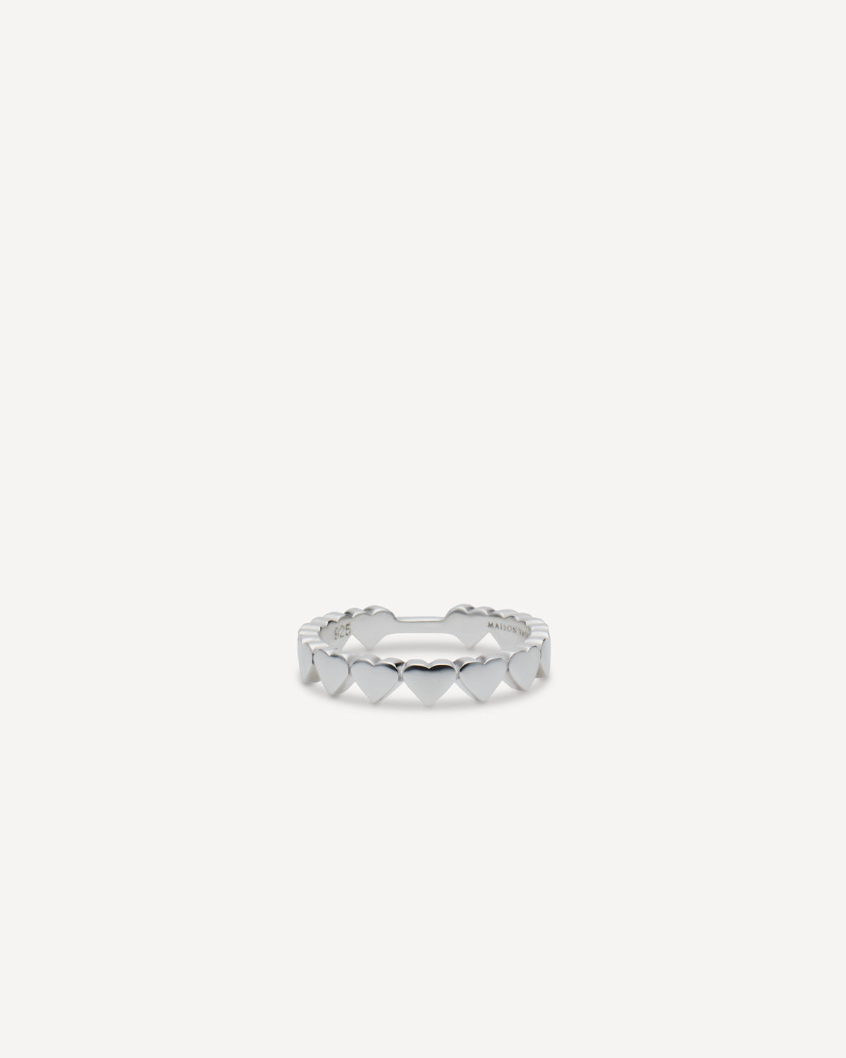Heart Eternity Ring, シルバー