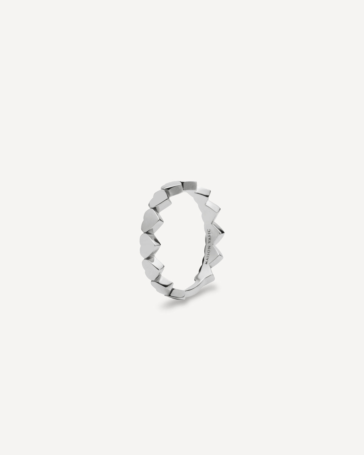 Heart Eternity Ring, シルバー