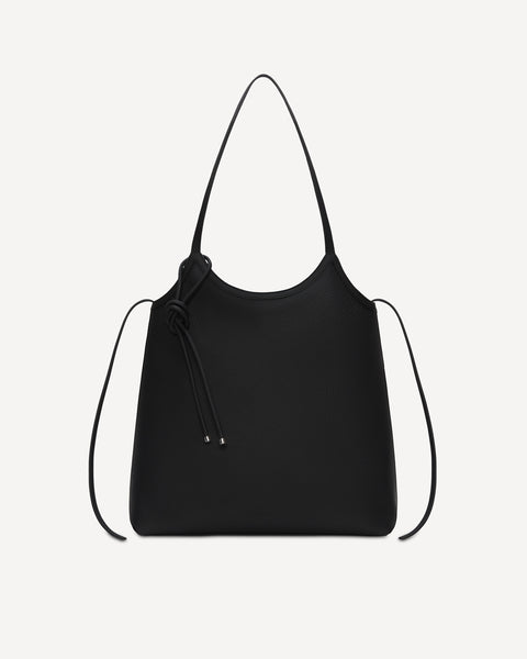 ヴァジック かごバック 黒 ブラック VASIC vasic ラフィア Loop_1000_Black_01cc_grande.