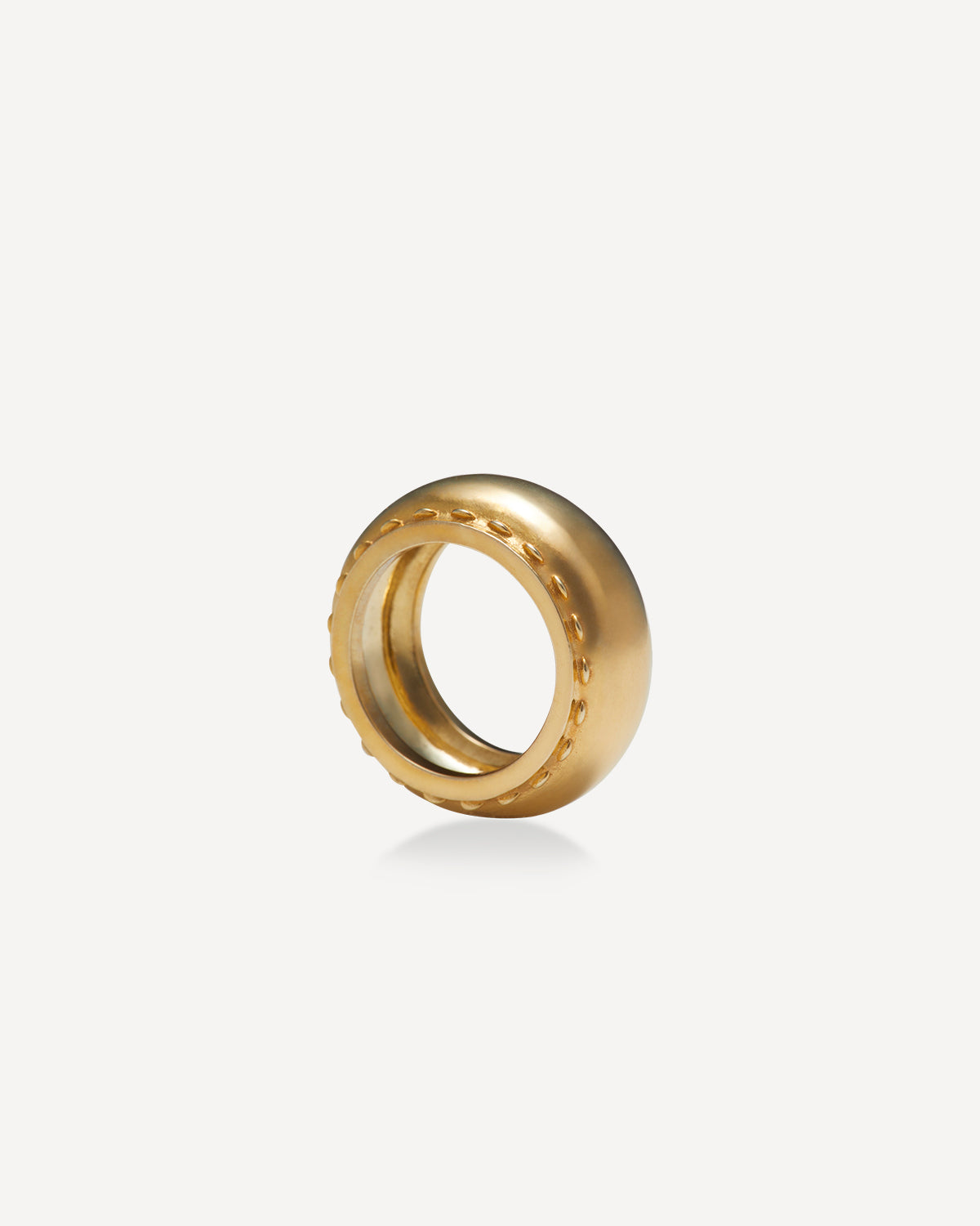 Cord Wide Ring, Gold