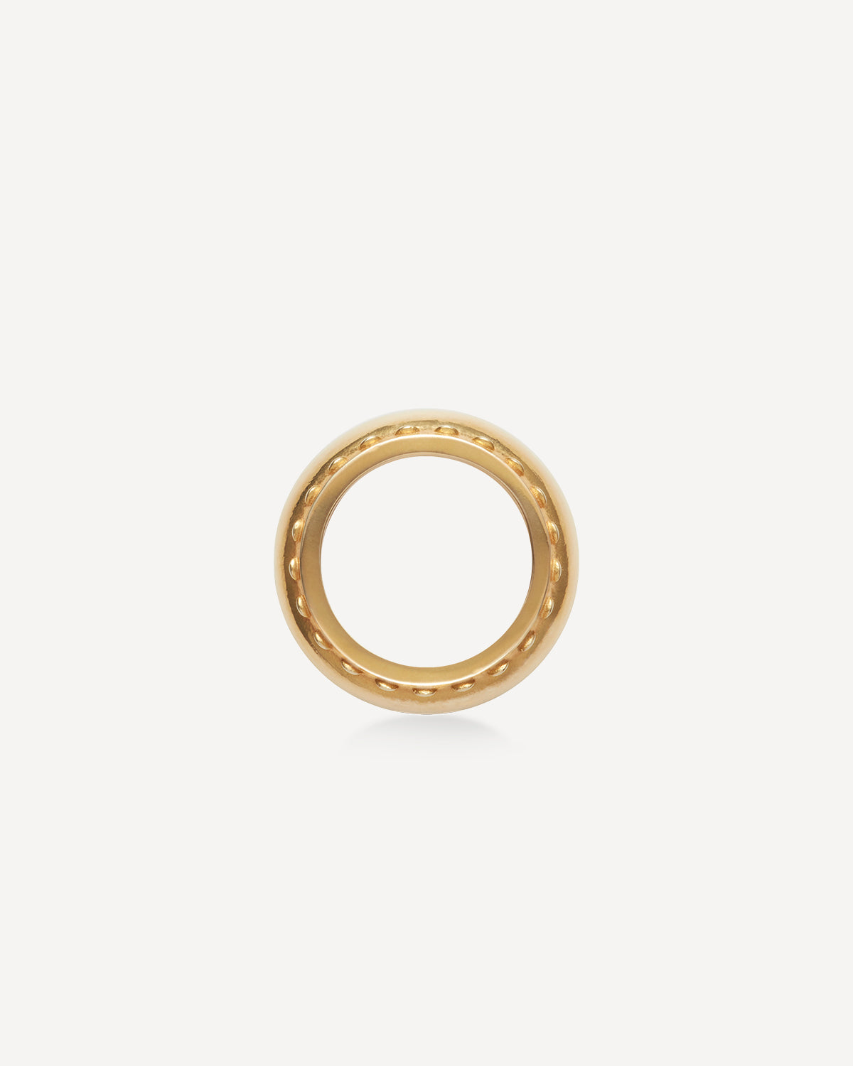 Cord Wide Ring, Gold