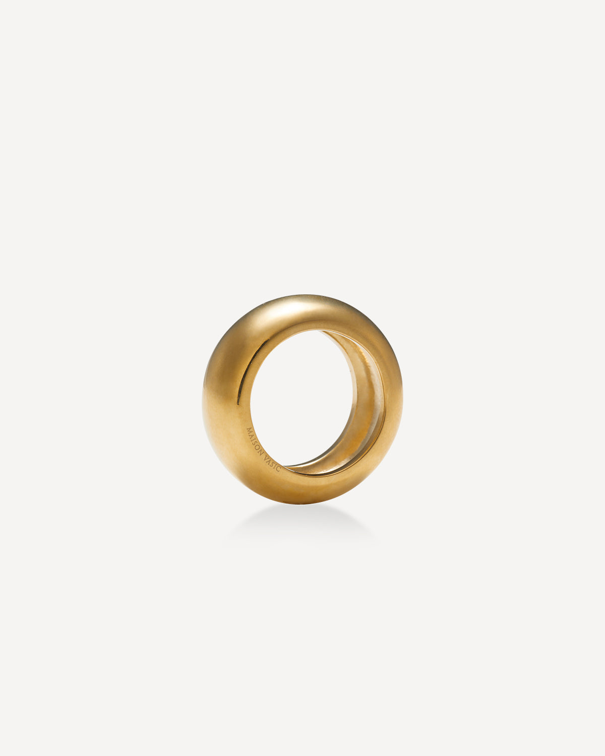 Cord Wide Ring, Gold