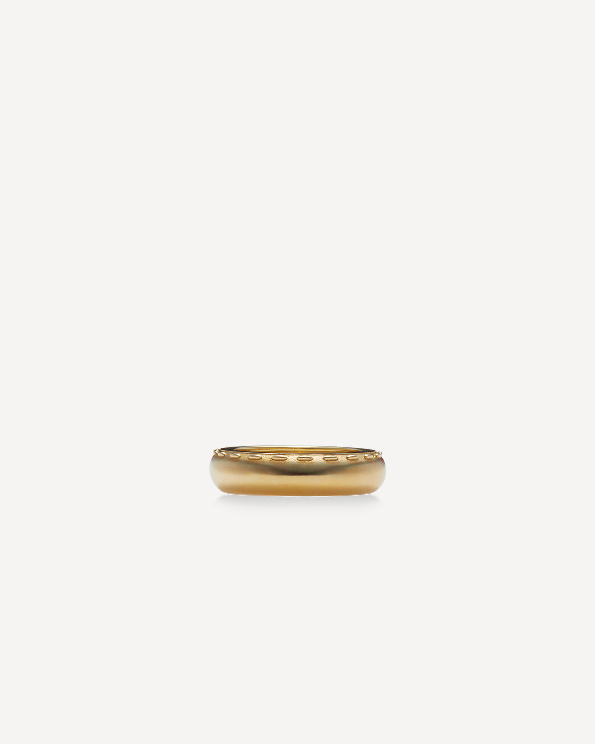 Cord Narrow Ring, Gold