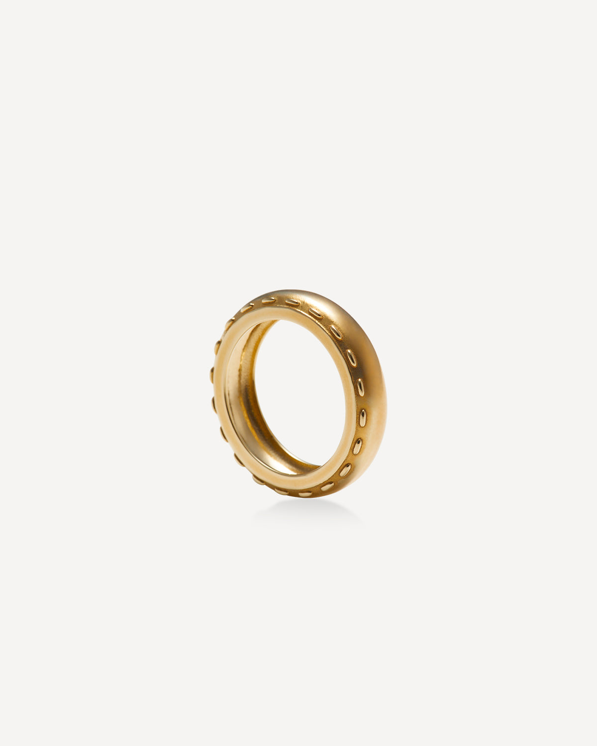 Cord Narrow Ring, Gold