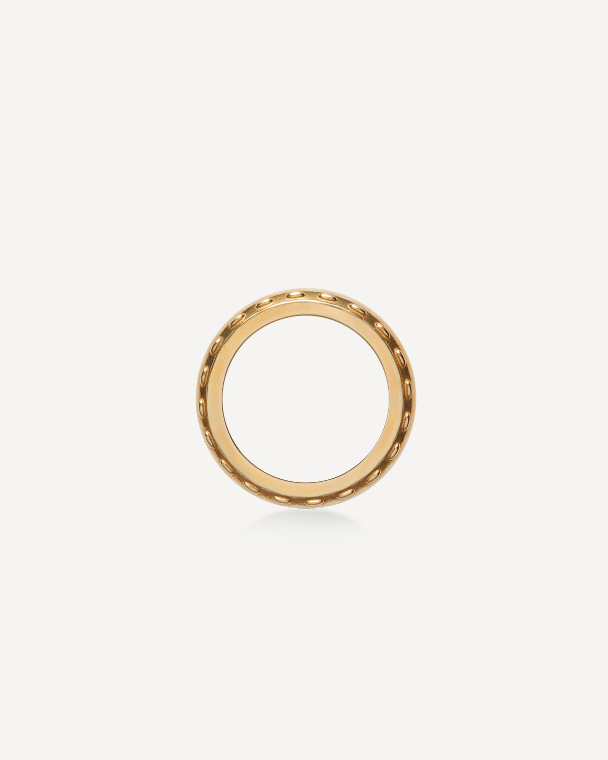 Cord Narrow Ring, Gold