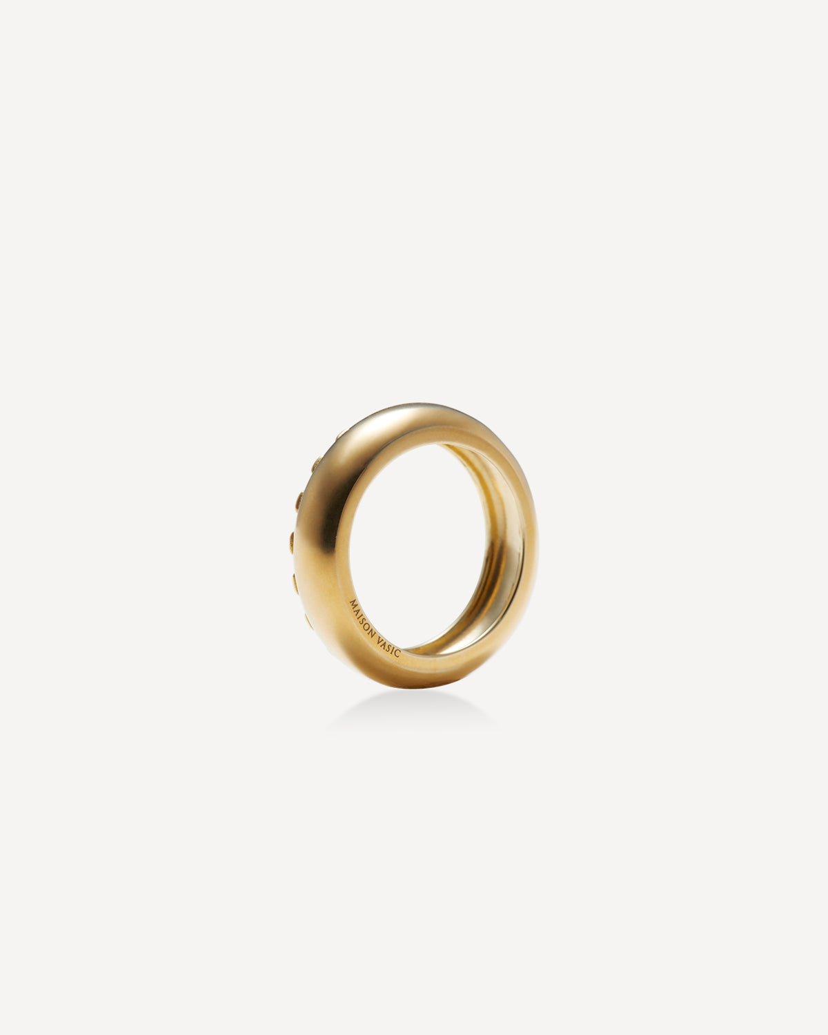 Cord Narrow Ring, Gold