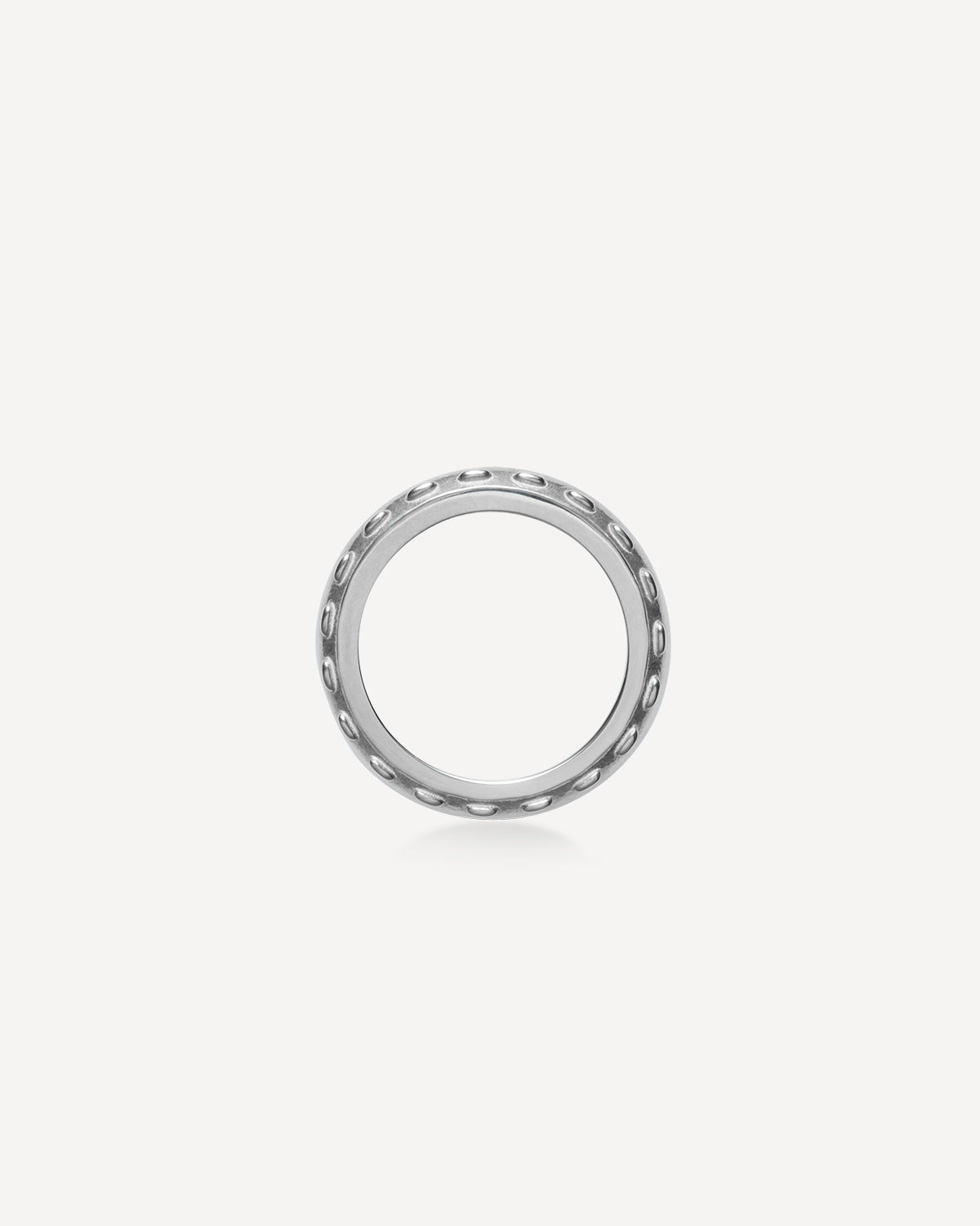 Cord Narrow Ring, シルバー