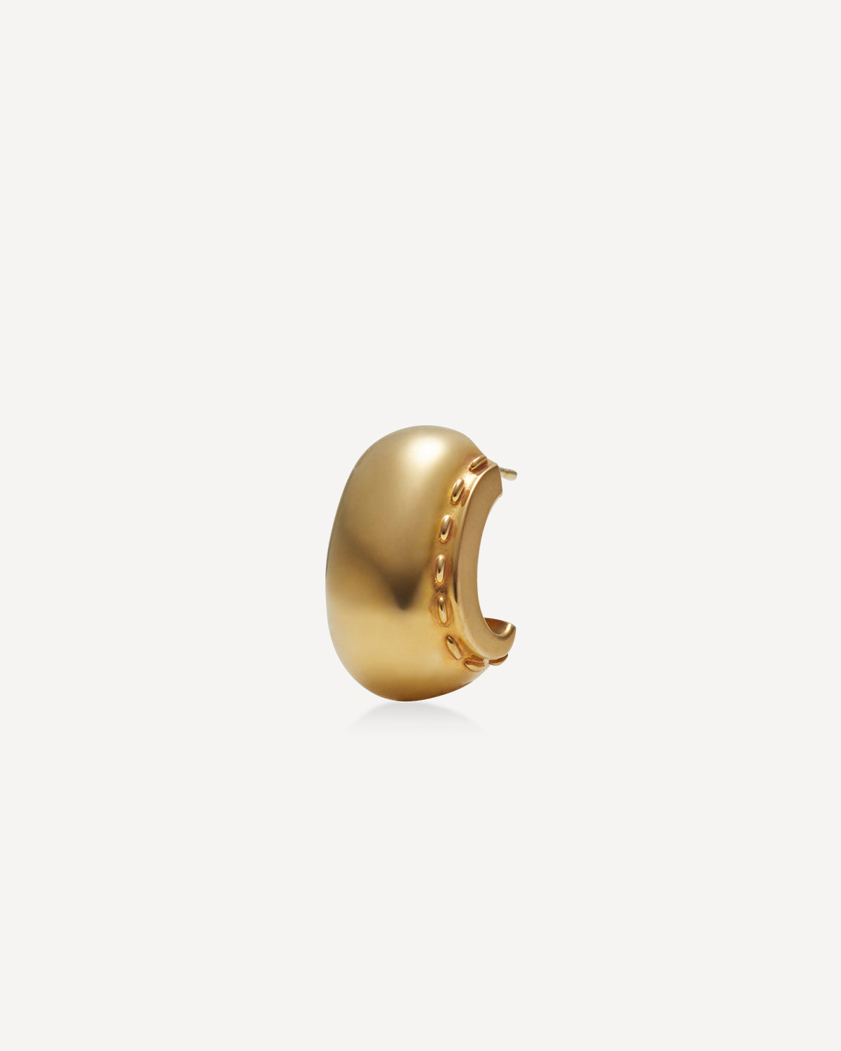 Cord Wide Drop Earrings, Gold