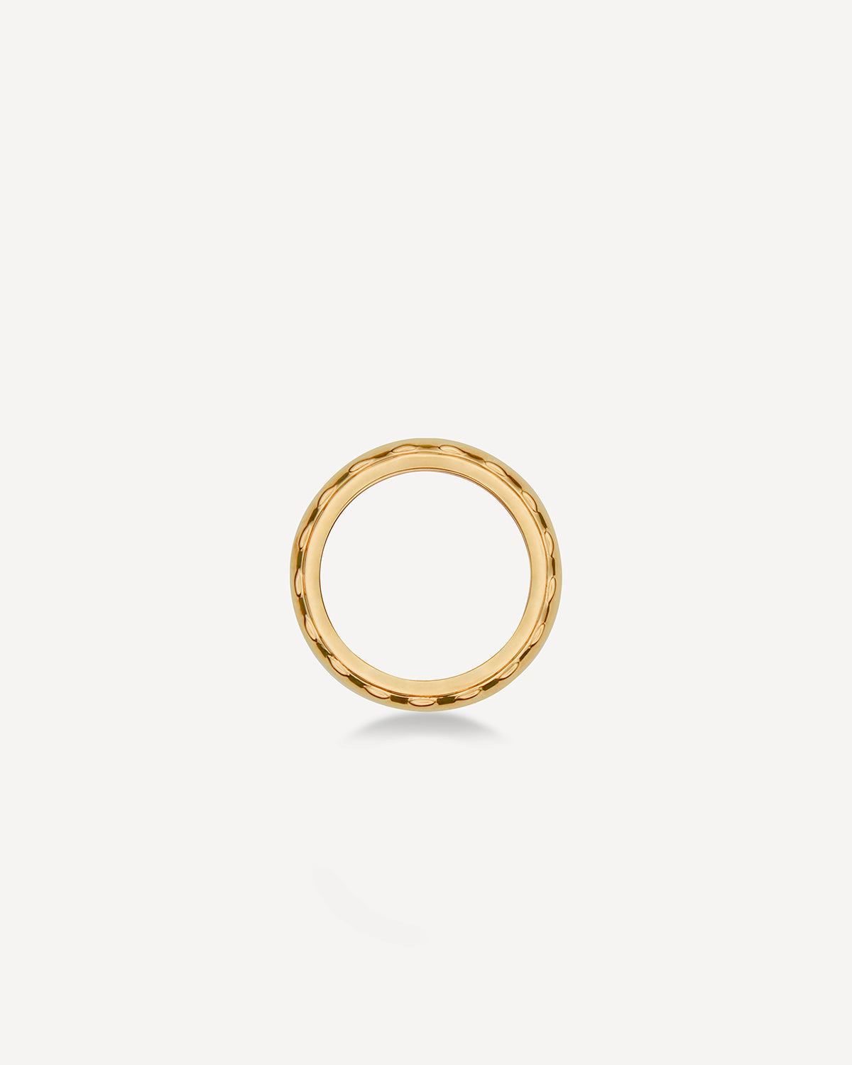 Cord Pinky Ring, Gold