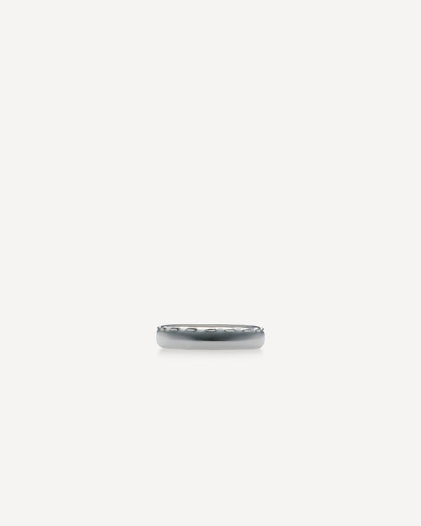 Cord Pinky Ring, Silver