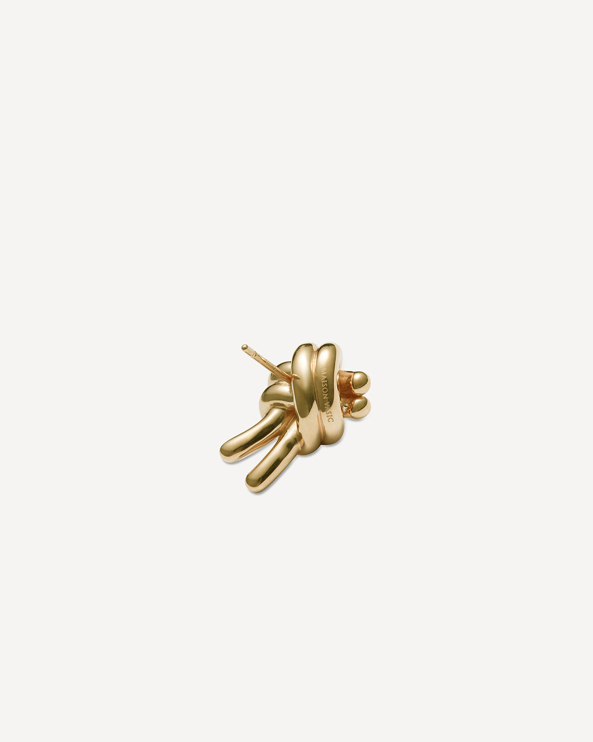 Knot Earrings, Gold