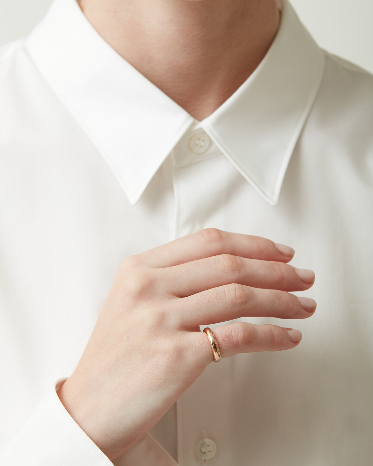 Cord Pinky Ring, Gold