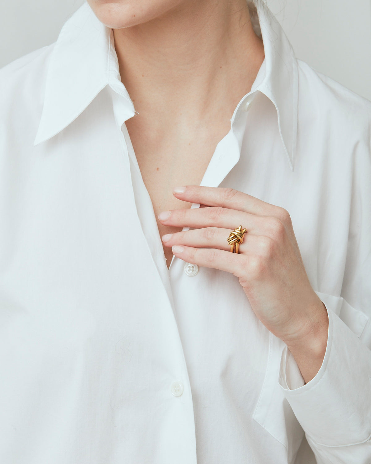 Knot Ring, Gold